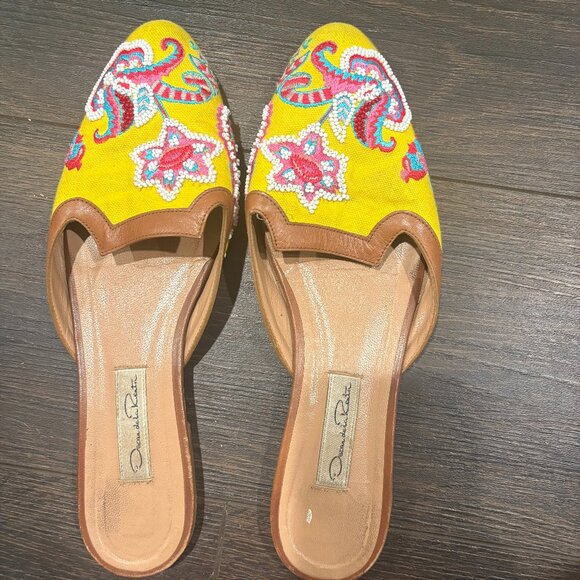 Oscar de la Renta Mules - Picture 1 of 4